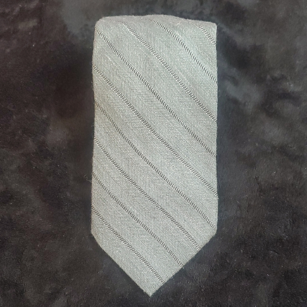 NWOT Joseph Abboud Gray and Brown Classic Tie